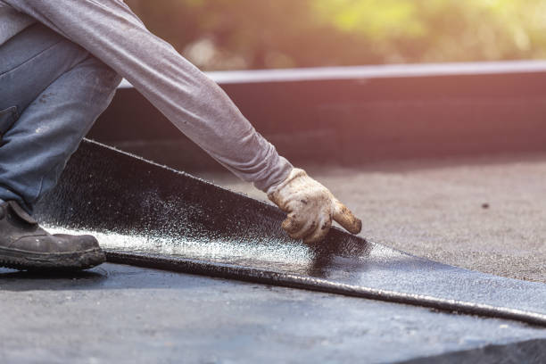 Professional Exterior Waterproofing technician working in Eden, NC